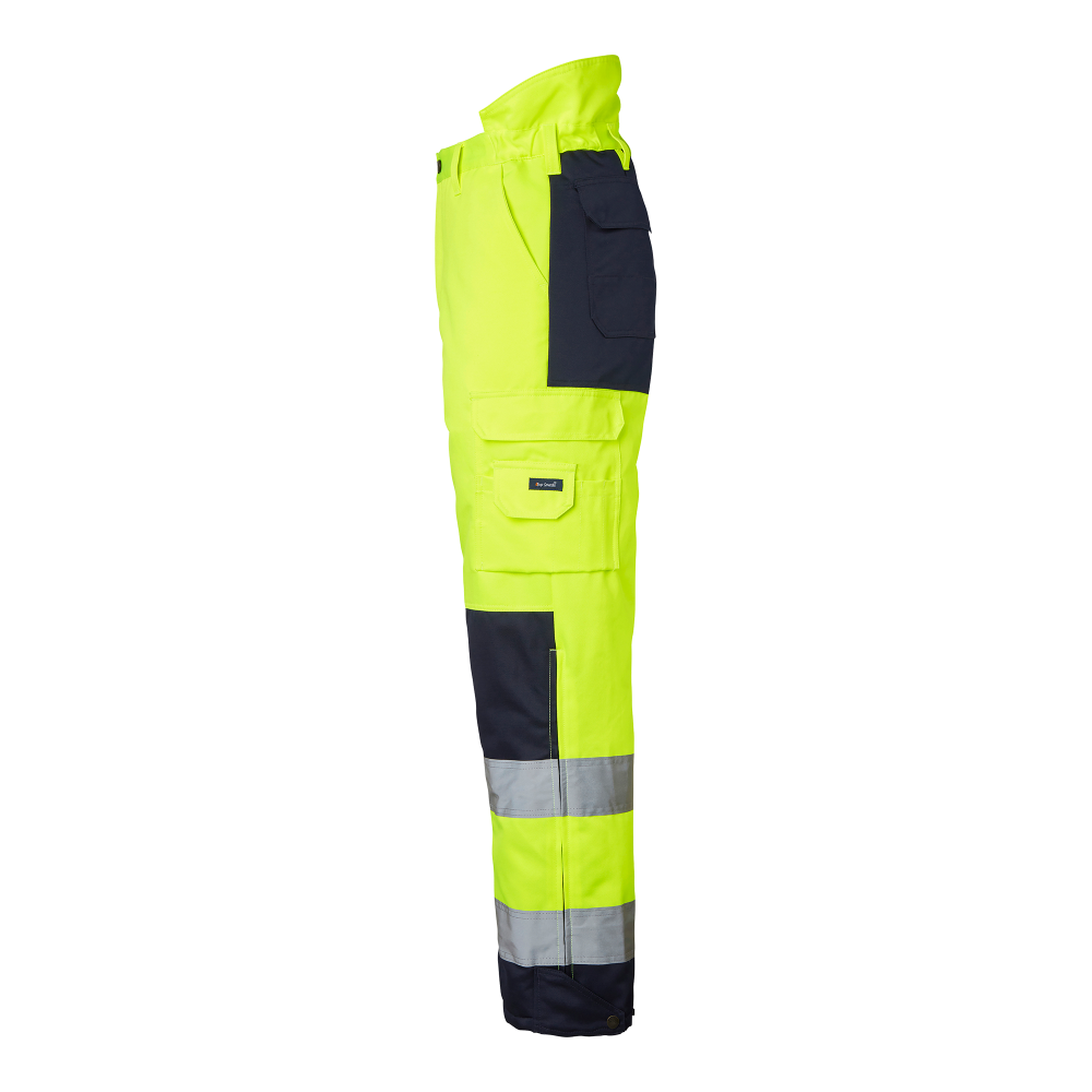 Produktbild för 4026 Winter Trousers Hi-Vis Fluorescent yellow/navy Unisex