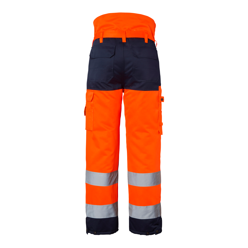 Produktbild för 4026 Winter Trousers Hi-Vis Fluorescent orange/navy Unisex