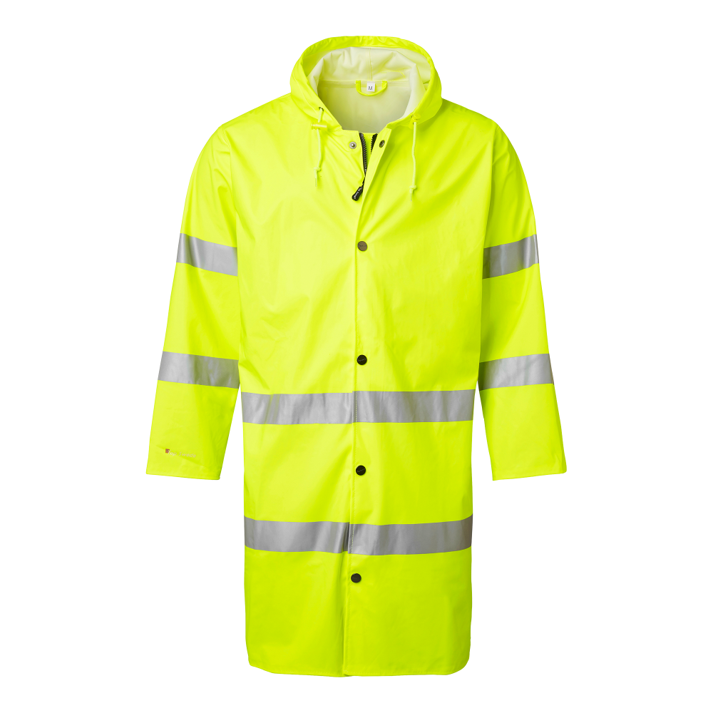 Produktbild för 9295 Rain Coat Hi-Vis Fluorescent yellow Unisex