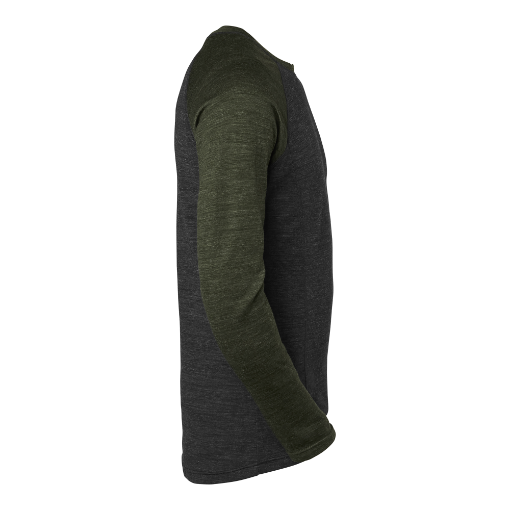 Produktbild för Haley Wool Sweater Black/green Unisex