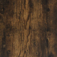 Produktbild för Sängbord 2 st med låda rökfärgad ek 25x31x66 cm
