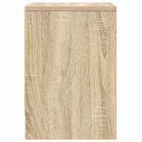 Produktbild för Sängbord med låda sonoma-ek 39x28x41 cm
