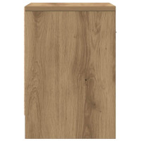 Produktbild för Sängbord 2 st med låda artisan ek 39x28x41 cm