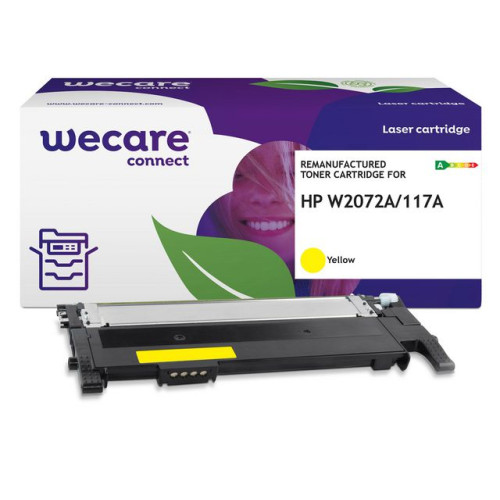 Wecare Toner WECARE HP W2072A 117A 1K gul