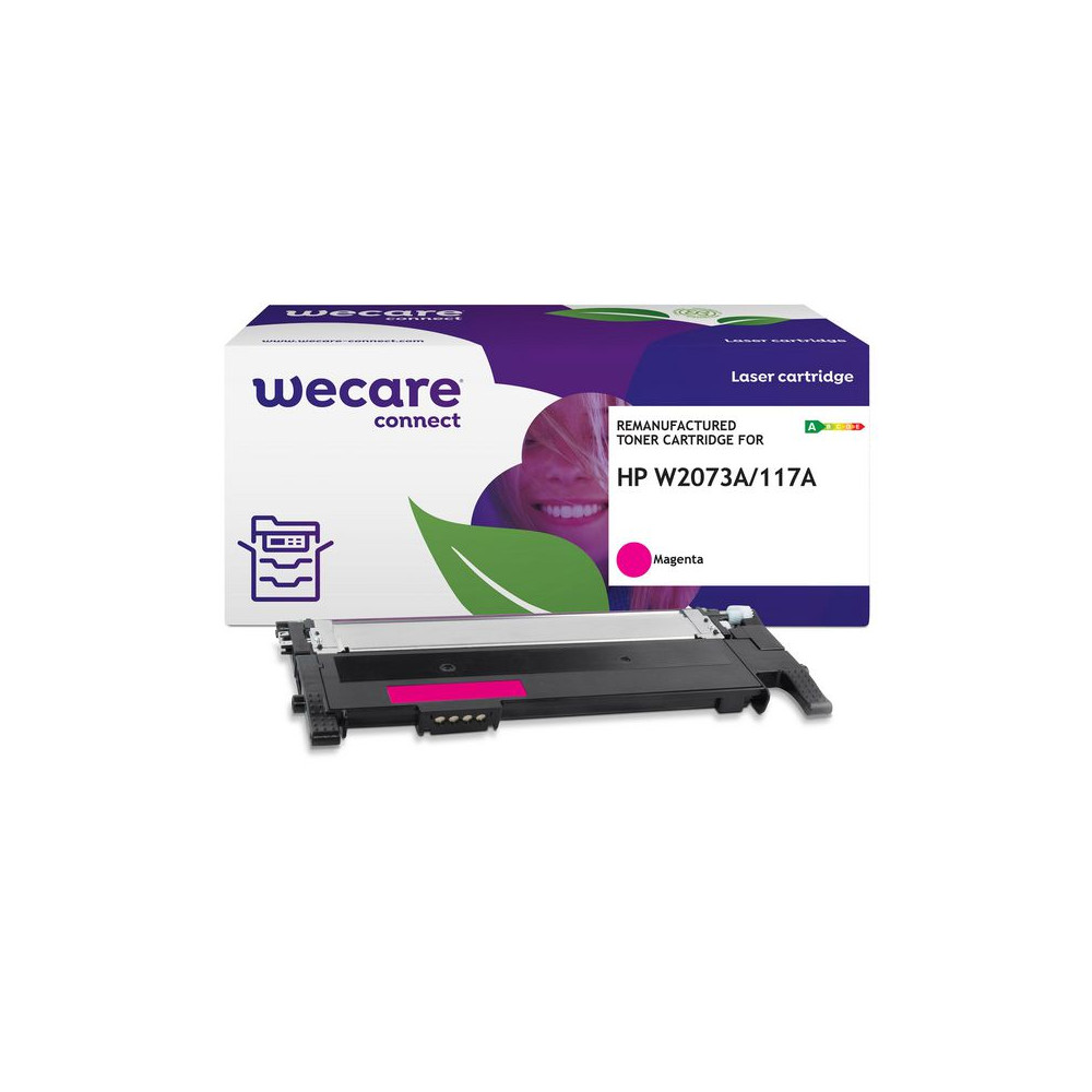 Produktbild för Toner WECARE HP W2073A 117A 1K magenta