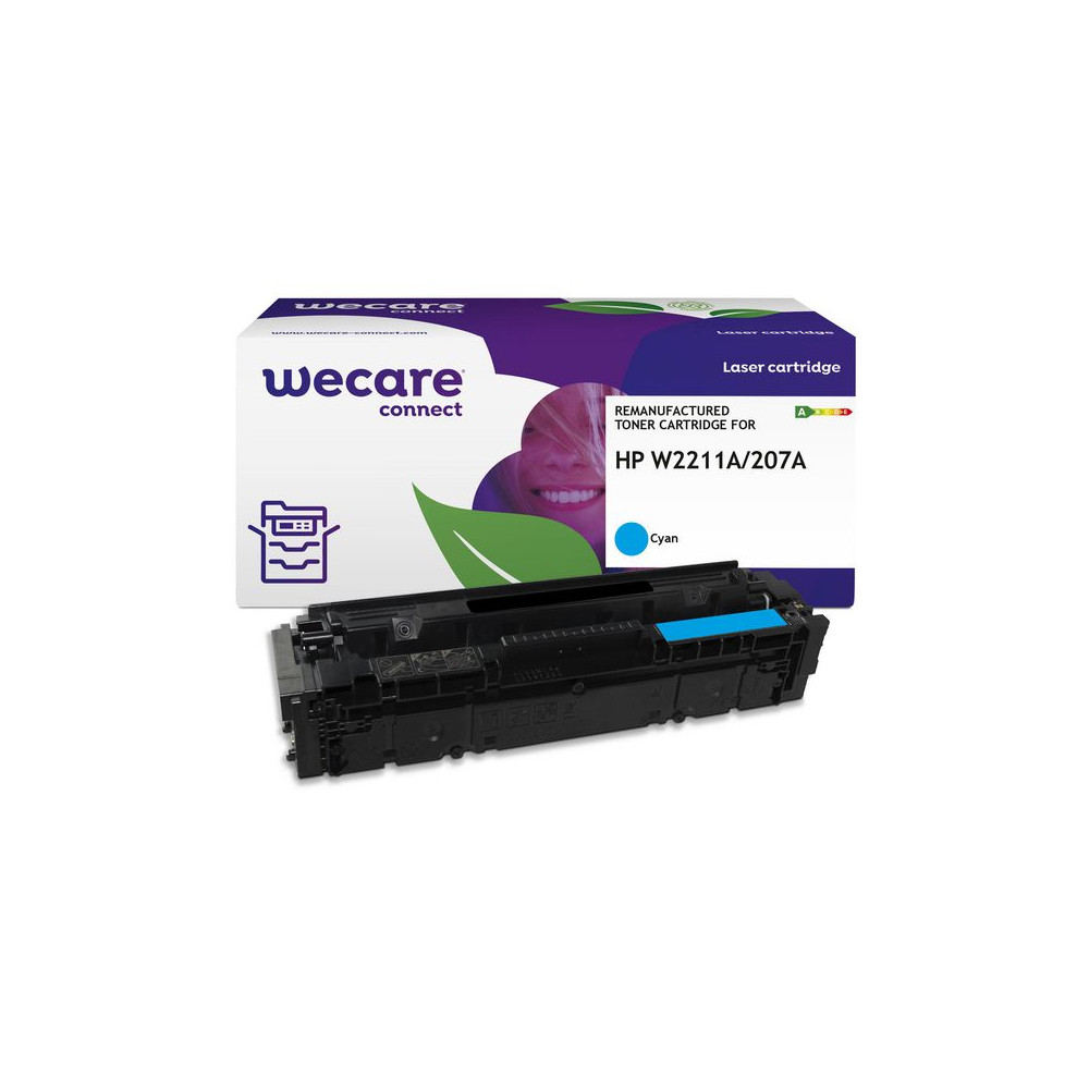 Produktbild för Toner WECARE HP W2211A 207A 1,25K cyan