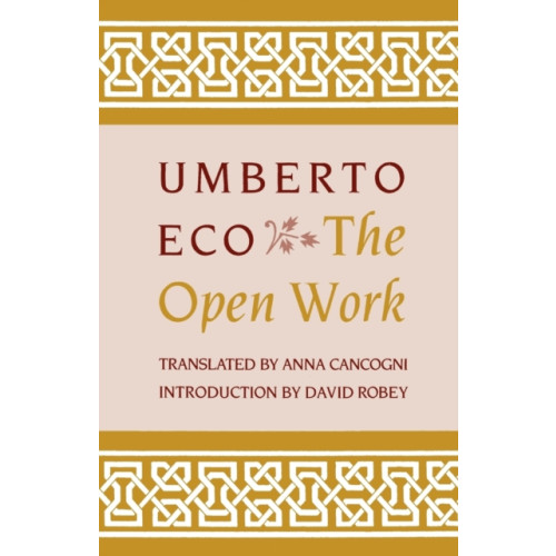 Harvard university press The Open Work (häftad, eng)