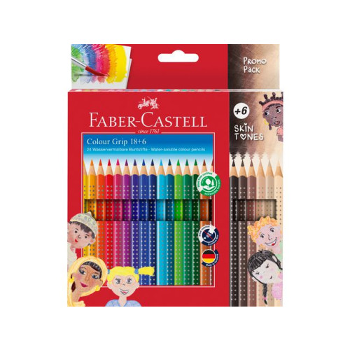 FABER-CASTELL Färgpenna FABER CASTELL Grip 24/fp