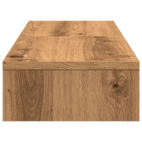 Produktbild för Skärmställ justerbart 80x24x10,5 cm konstruerat trä ek