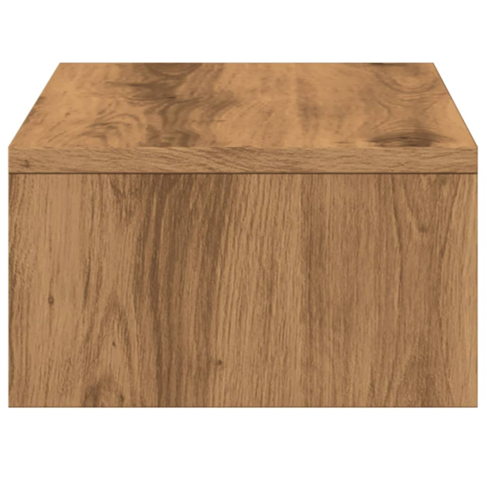 Produktbild för Skärmställ med lådor ek 50x27x15 cm konstruerat trä