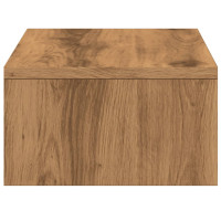 Produktbild för Skärmställ med lådor ek 50x27x15 cm konstruerat trä