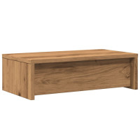 Produktbild för Skärmställ med lådor ek 50x27x15 cm konstruerat trä