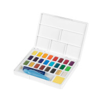 Produktbild för Vattenfärg FABER CASTELL 24 färger