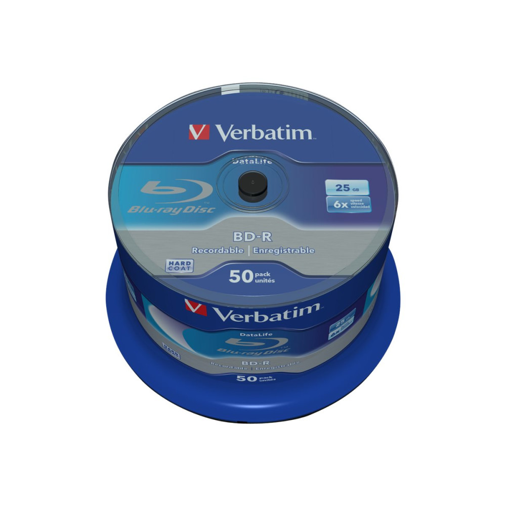 Produktbild för Verbatim DataLife - BD-R x 50 - 25 GB - lagringsmedier