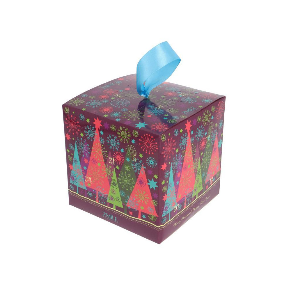 Produktbild för Advent Calendar Cube Christmas Trees