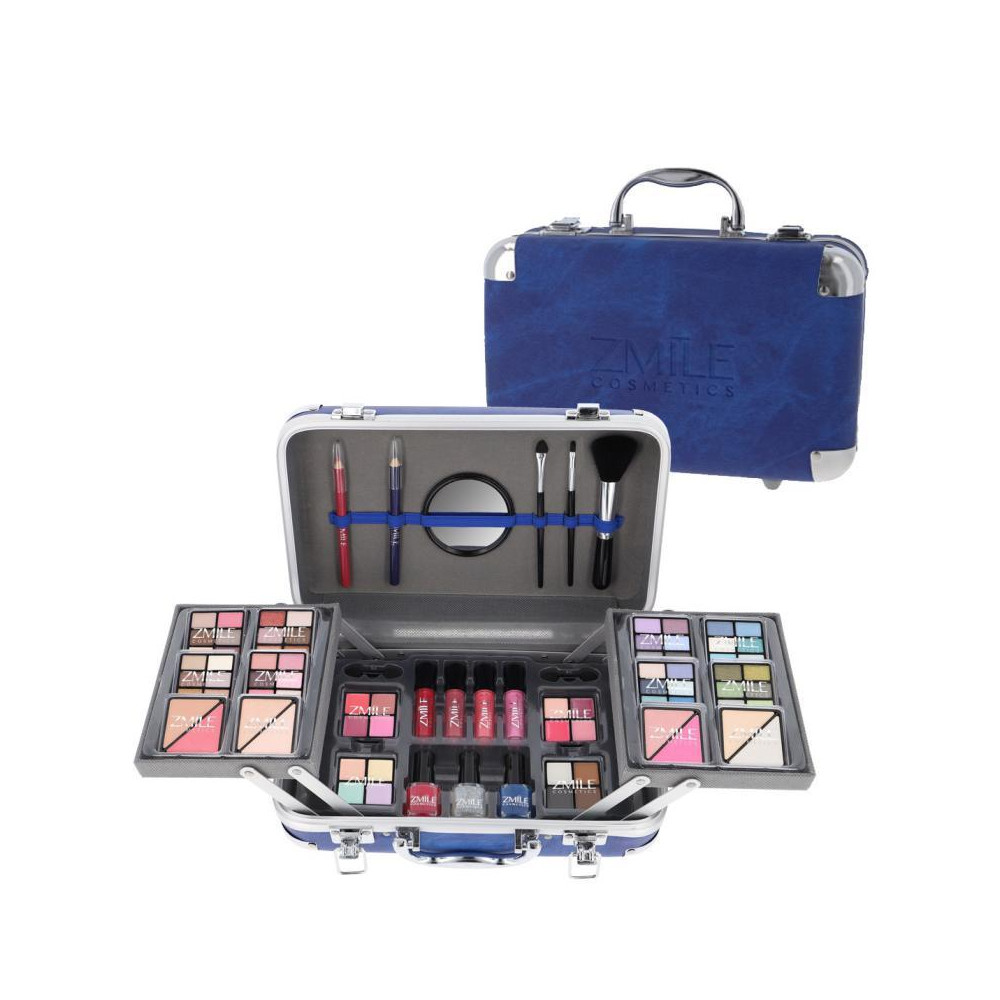 Produktbild för Makeup Box Traveller Blue Vegan