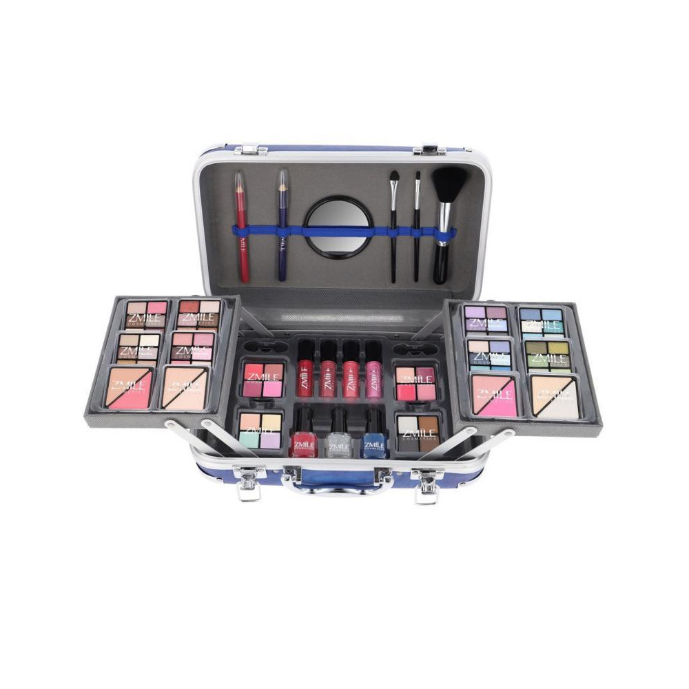 Produktbild för Makeup Box Traveller Blue Vegan