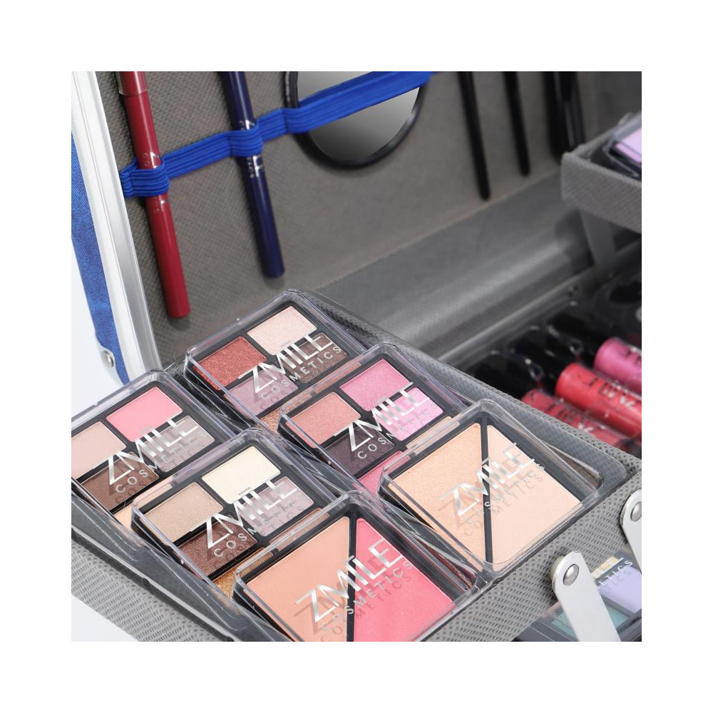 Produktbild för Makeup Box Traveller Blue Vegan