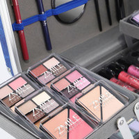 Produktbild för Makeup Box Traveller Blue Vegan