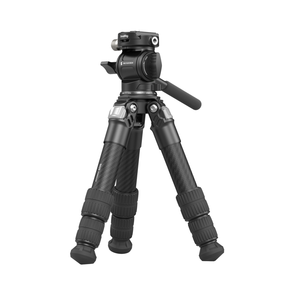 Produktbild för SmallRig 5025 Heavy Duty Carbon Fiber Tabletop Tripod Kit