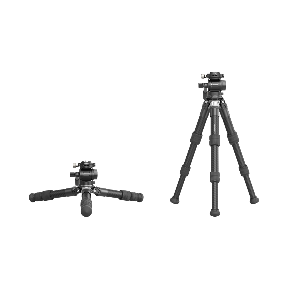 Produktbild för SmallRig 5025 Heavy Duty Carbon Fiber Tabletop Tripod Kit