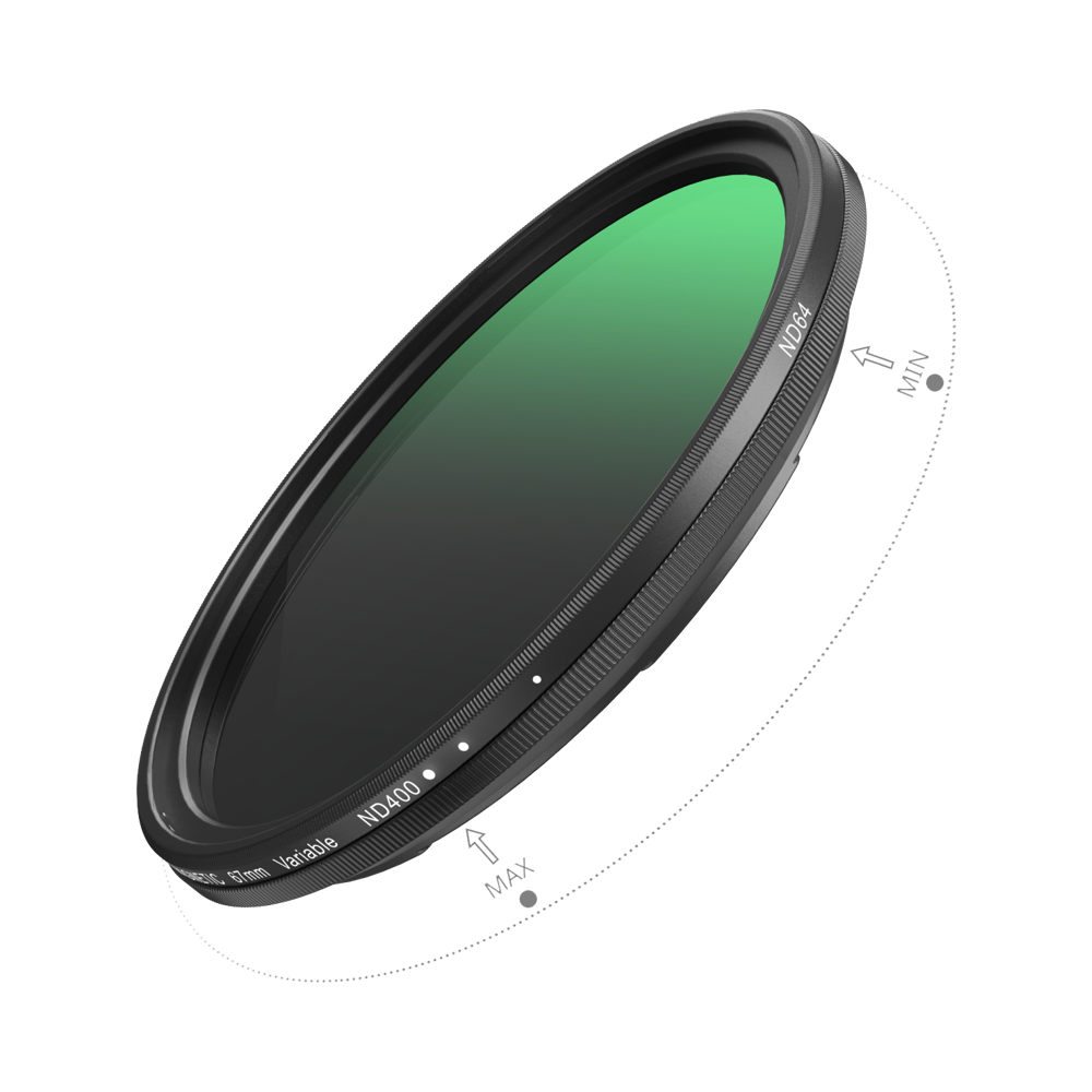 Produktbild för SmallRig 5169 Attachable VND Filter ND64-ND400 (6-9 Stop) 67mm