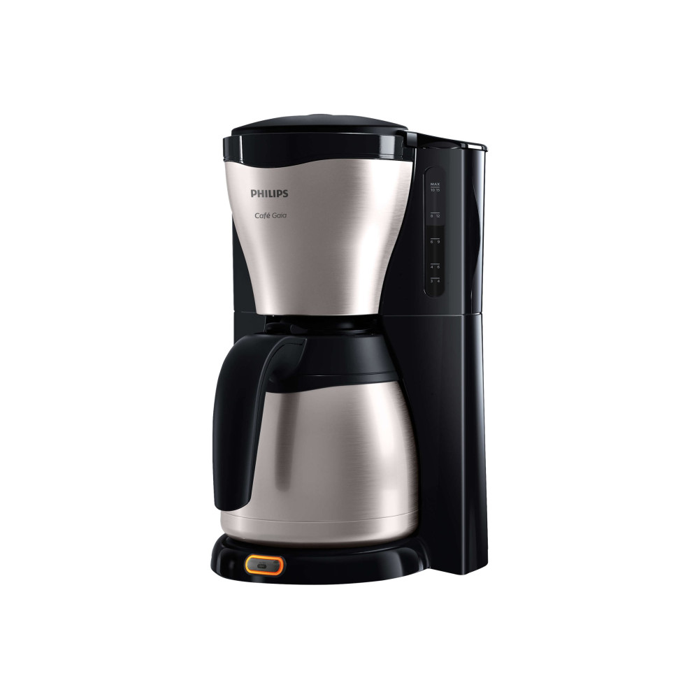 Produktbild för Philips Café Gaia HD7546 - kaffemaskin - metall/svart