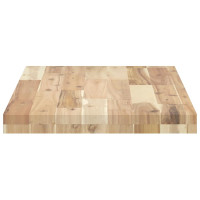 Produktbild för Svävande hyllor 3 st 80x40x4 cm obehandlat massivt akaciaträ