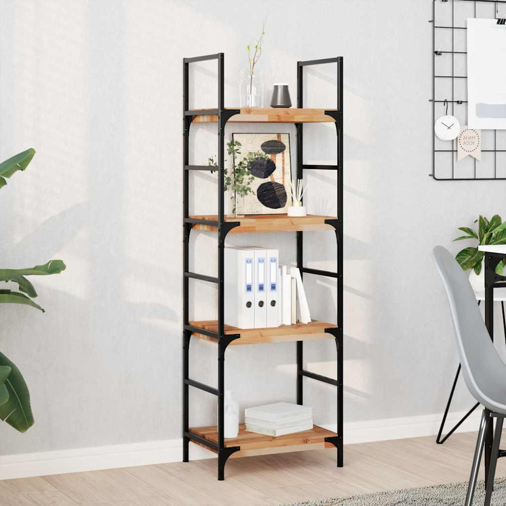 Produktbild för Svävande hyllor 3 st 40x30x4 cm behandlat massivt akaciaträ