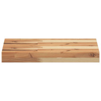 Produktbild för Svävande hyllor 3 st 40x30x4 cm behandlat massivt akaciaträ