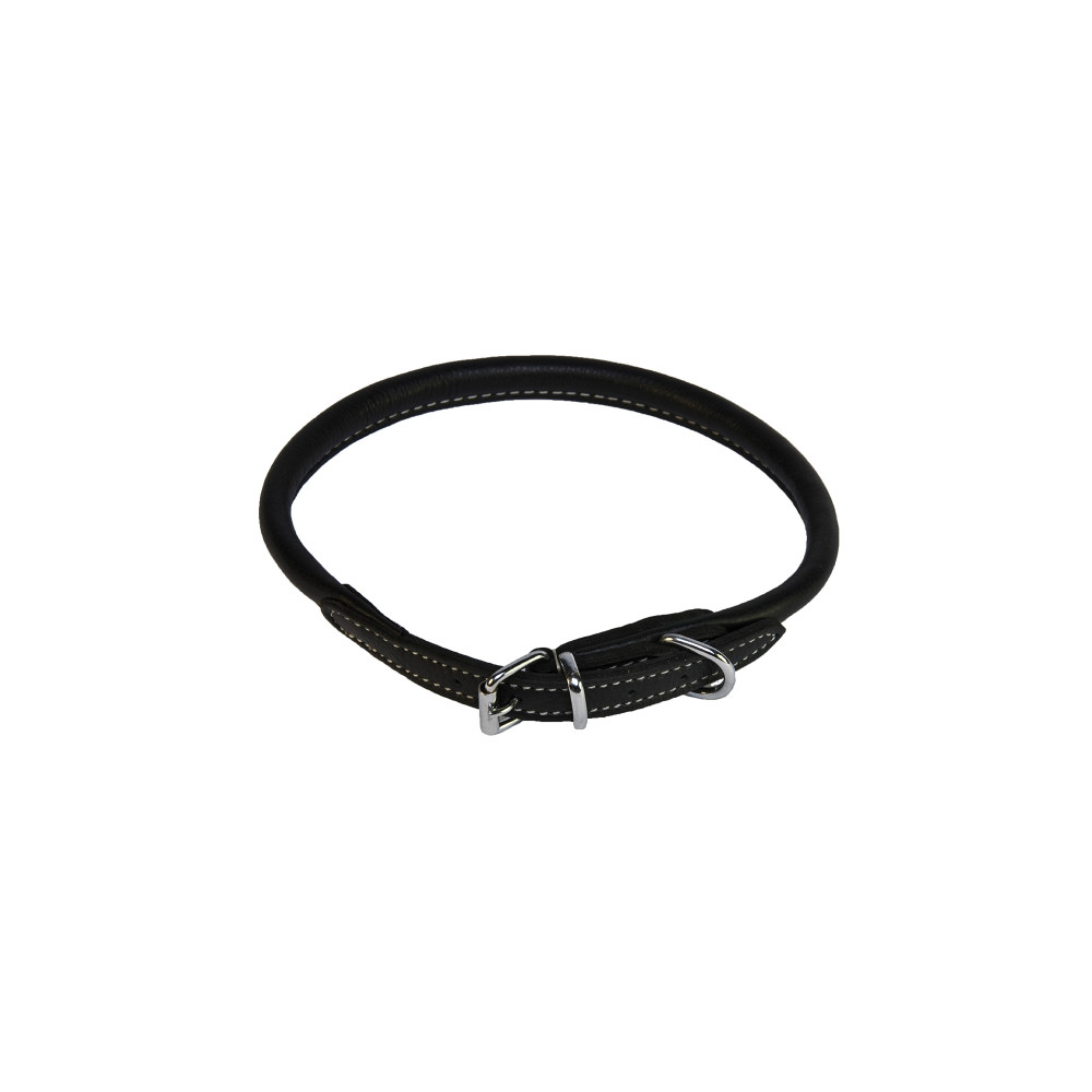 Produktbild för Walker Halsband Rundsytt Svart 6mm/40 cm