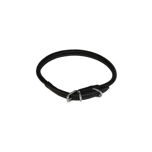 KW Walker Halsband Rundsytt Svart 6mm/40 cm