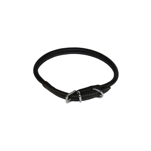 KW Walker Halsband Rundsytt Svart 8mm/45 cm