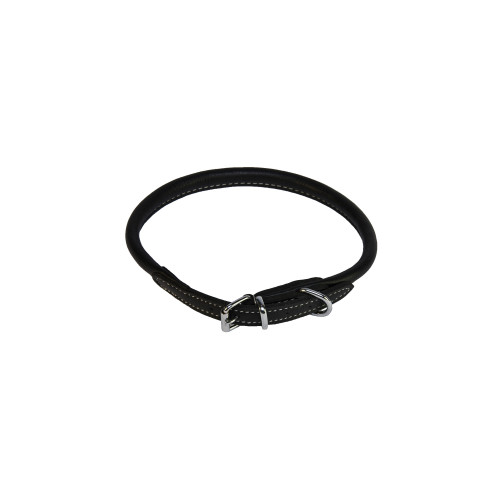 KW Walker Halsband Rundsytt Svart 10mm/60 cm