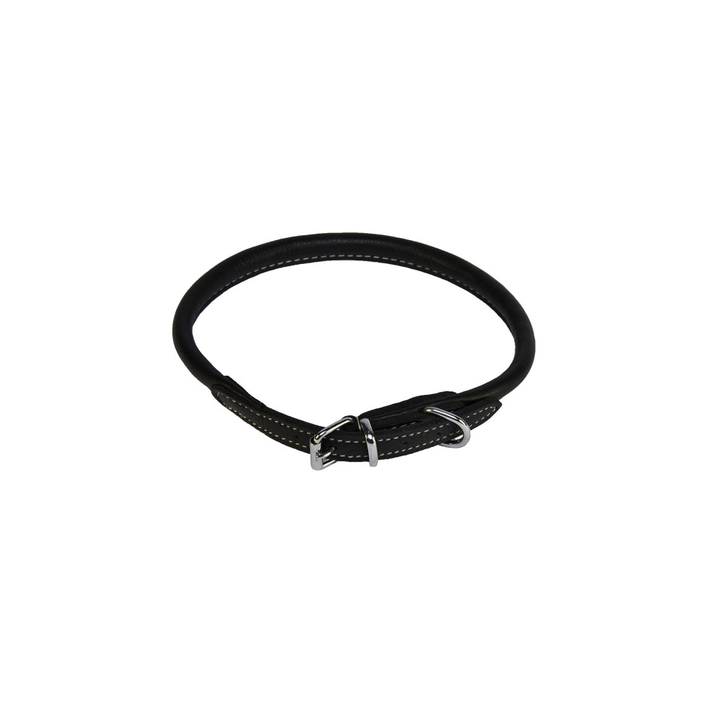 Produktbild för Walker Halsband Rundsytt Svart 10mm/65 cm