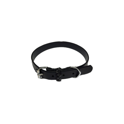 KW Walker Halsband läder svart 25mm/60 cm