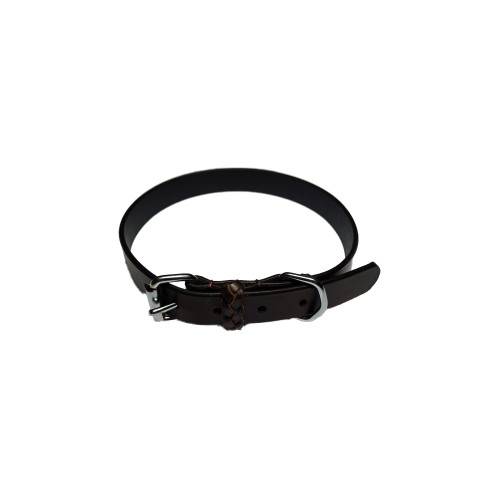 KW Walker Halsband läder Brunt 25mm/65 cm