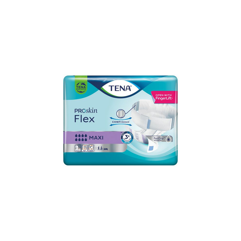 Produktbild för Inkoskydd TENA Flex Maxi M 22/fp