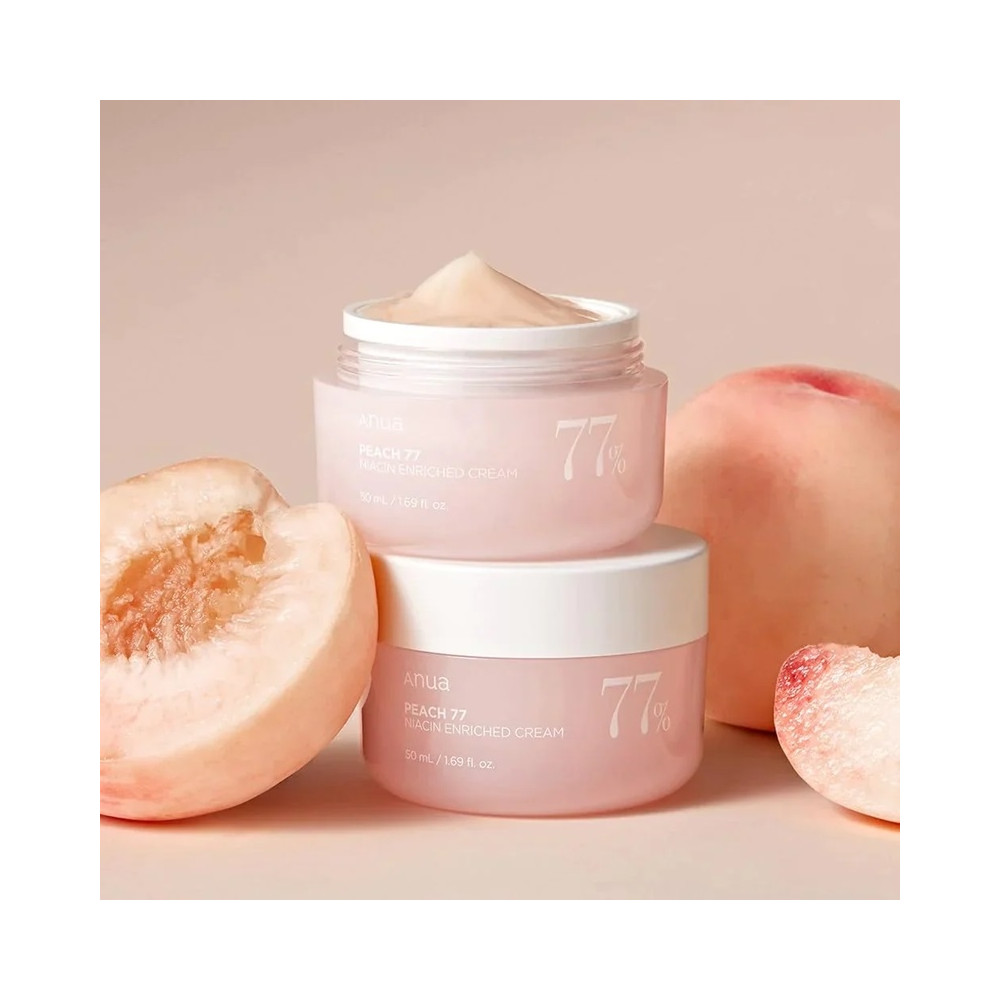 Produktbild för Peach 77% Niacin Enriched Cream 50ml