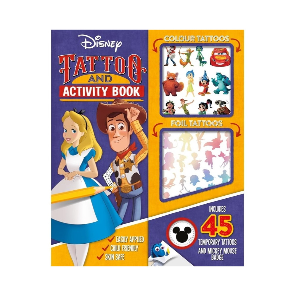 Produktbild för Tattoo And Activity Book