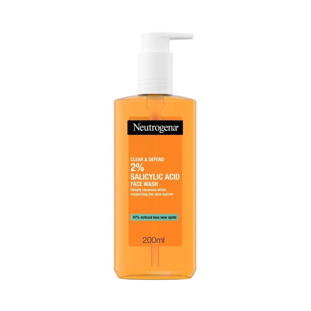 Produktbild för Clear & Defend 2% Salicylic Acid Face Wash 200ml