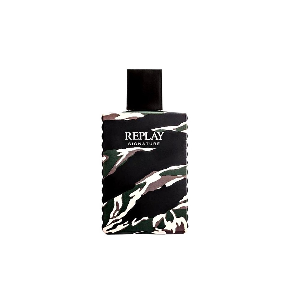 Produktbild för Giftset Replay Signature Man Edt 100ml + Pochette