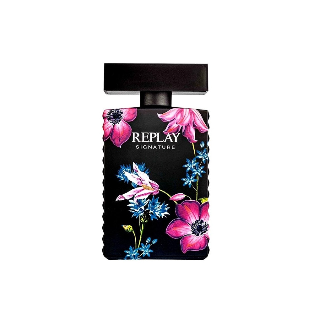 Produktbild för Giftset Replay Signature Woman Edp 100ml + Pochette