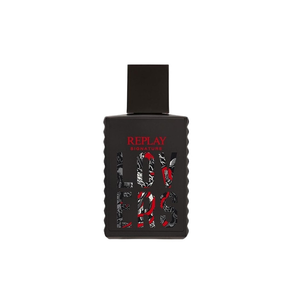 Produktbild för Giftset Replay Signature Lovers Man Edt 100ml + Pochette