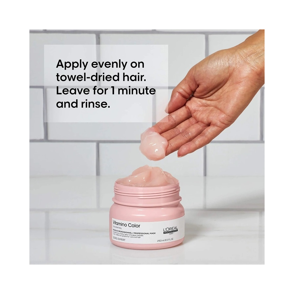 Produktbild för LOreal Professionnel Serie Expert Vitamino Color Hair Masque 500ml