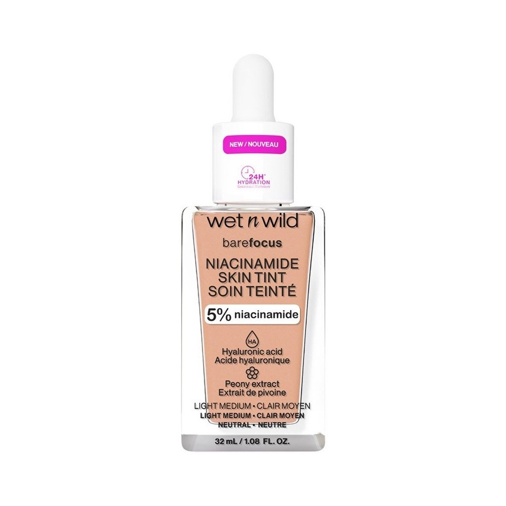 Produktbild för Bare Focus Niacinamide Skin Tint 32ml - Light Medium Sand