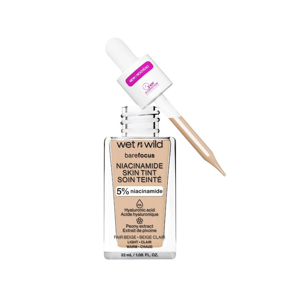 Produktbild för Bare Focus Niacinamide Skin Tint 32ml - Fair Beige