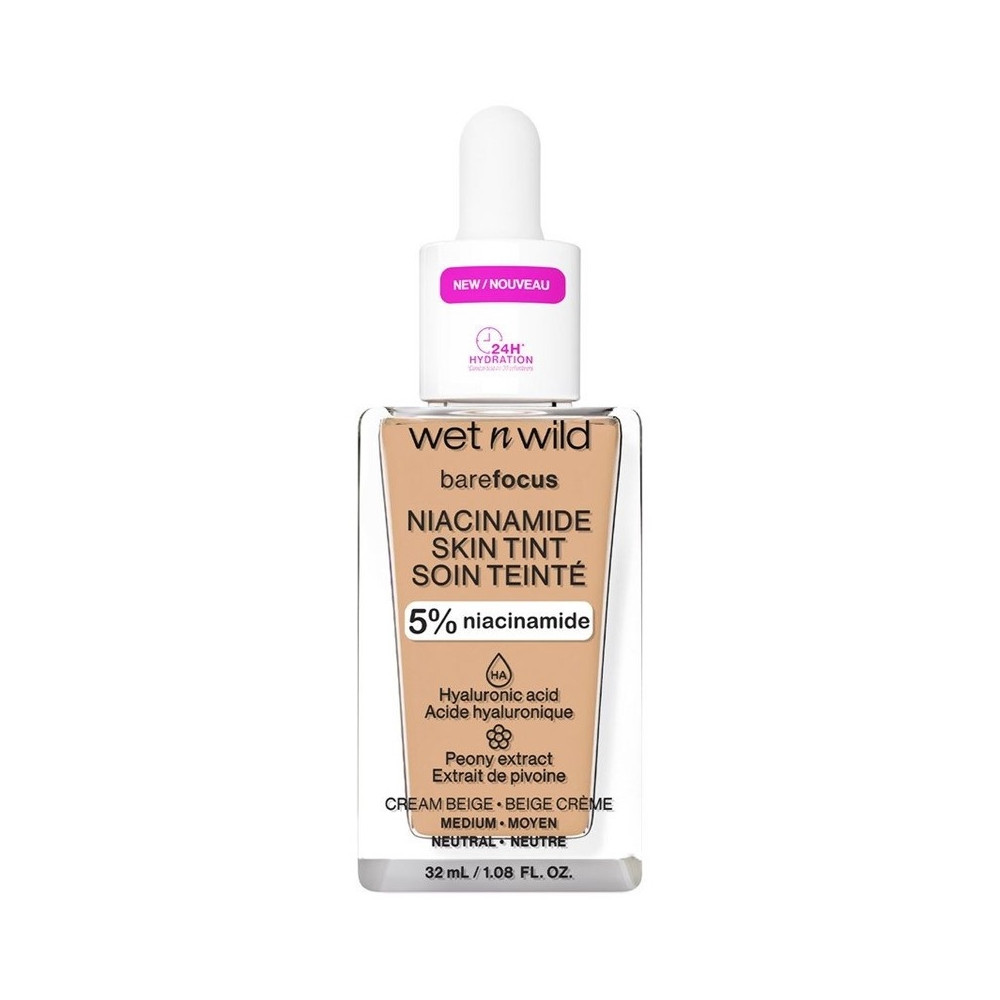 Produktbild för Bare Focus Niacinamide Skin Tint 32ml - Cream Beige