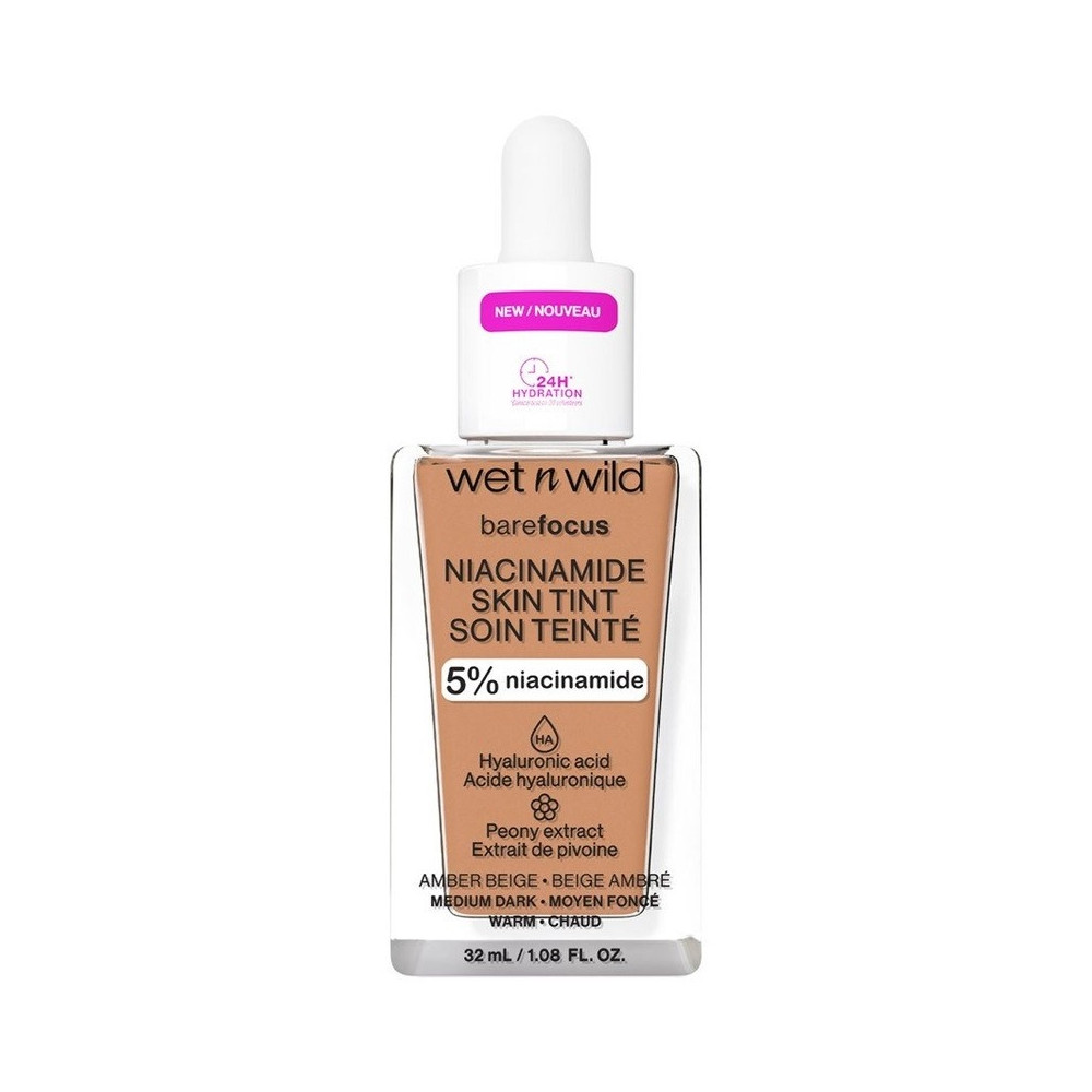 Produktbild för Bare Focus Niacinamide Skin Tint 32ml - Amber Beige