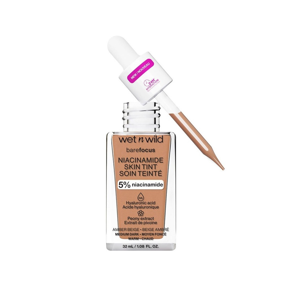 Produktbild för Bare Focus Niacinamide Skin Tint 32ml - Amber Beige